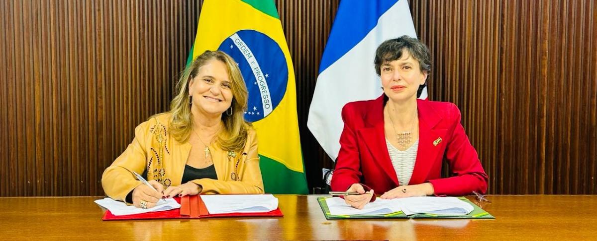 Silvia Massruhá, Presidente da Embrapa e Elisabeth Claverie de Saint Martin, Presidente diretora geral do CIRAD © Embrapa